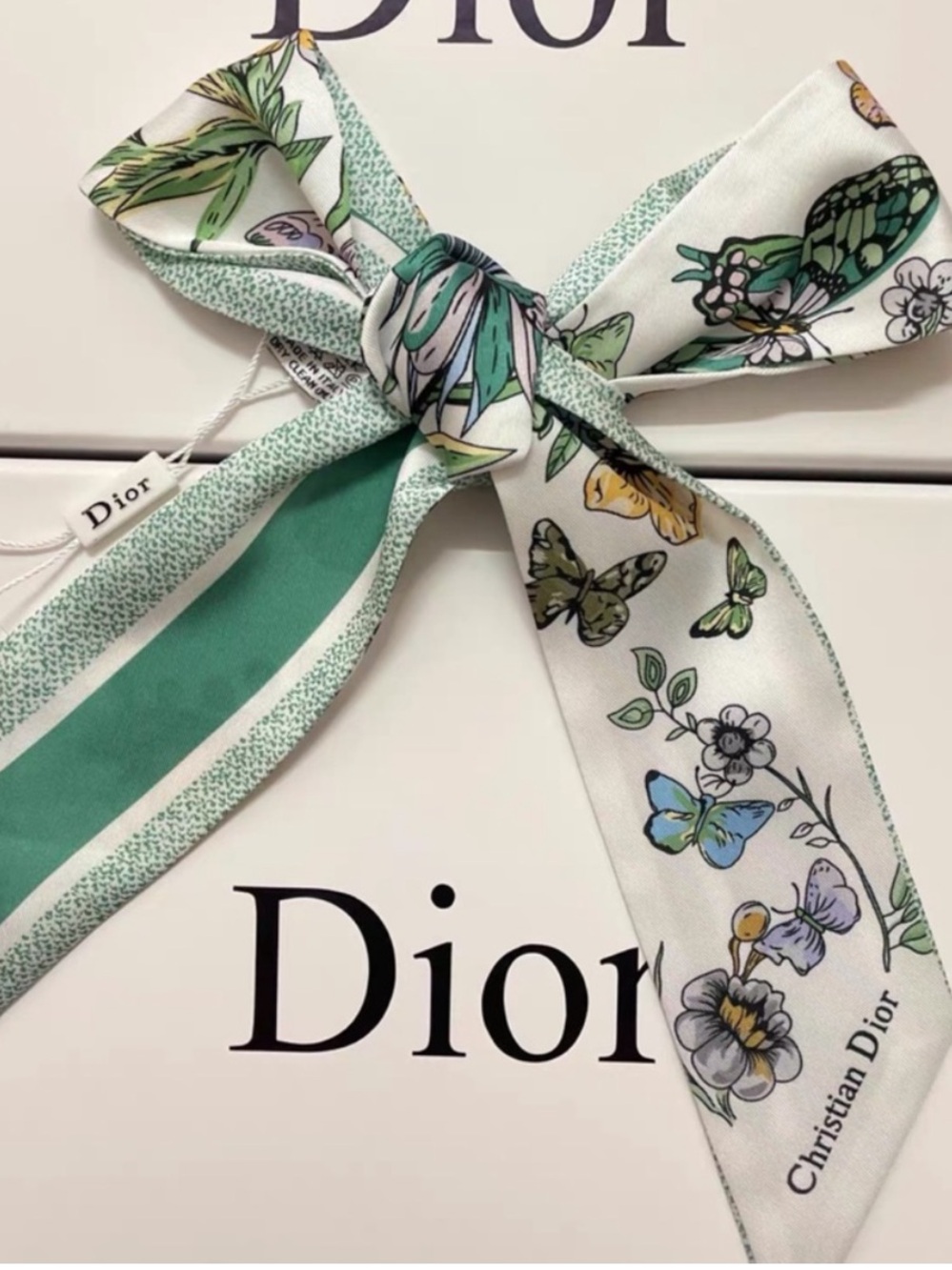 Dior 🦋 Twilly (Green)